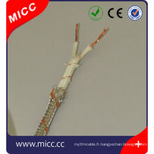 Type de câble d&#39;extension de thermocouple Type SX-FG / FG / SSB-14 / 0.2x2-CEI / S câble multicouche de thermocouple pour la compensation